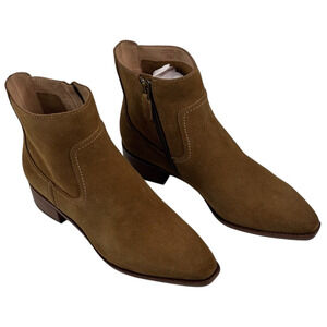 Cole Haan Naia Womens Brown Suede Booties Ankle Boots Size7B W32260 New $179